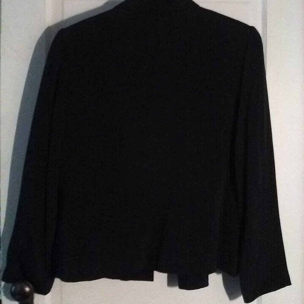 Valerie Stevens Petite Collection Silk Blazer - Picture 5 of 5